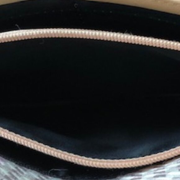 RALPH LAUREN Long Tweed Wallet Cream Pink Gray - Picture 14 of 16